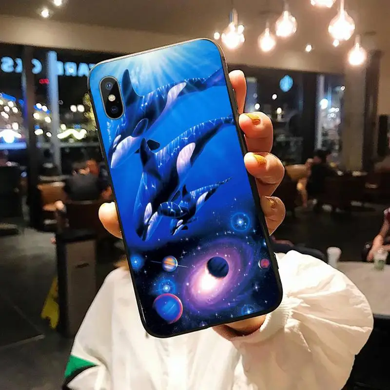 

Ocean Killer Whale Animal art Phone Case for iPhone 11 12 pro XS MAX 8 7 6 6S Plus X 5S SE 2020 XR