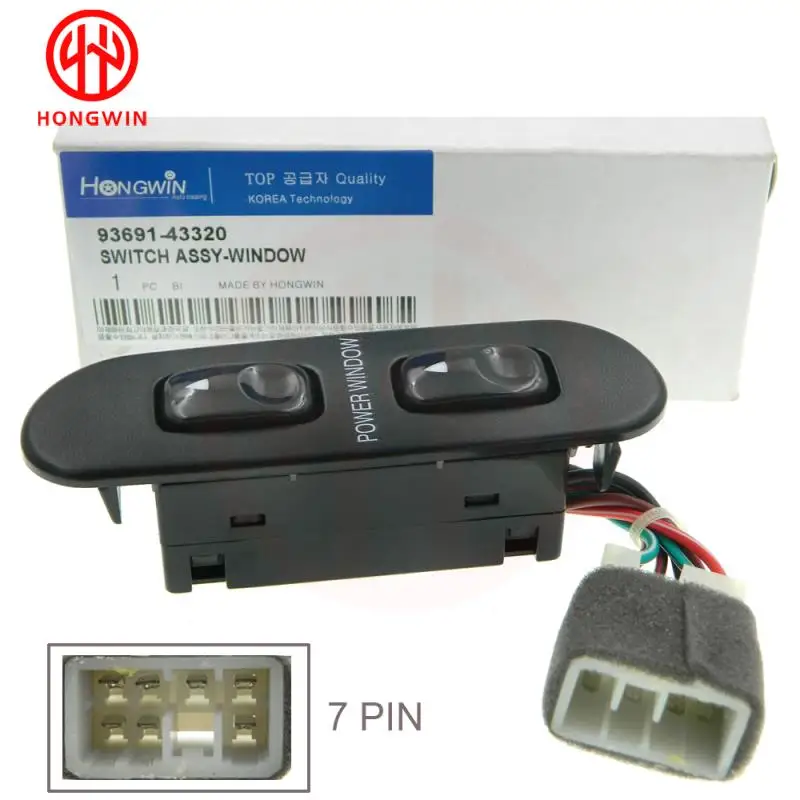 93691-43320 новый главный переключатель управления окошком для Hyundai H-100 Van 9369143320-1993
