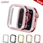 Чехол для Apple watch series 6 se 5 4 44 мм 40 мм, аксессуары для Apple watch, чехол-бампер с двойной алмазной защитой для iWatch 3 42 мм 38 мм