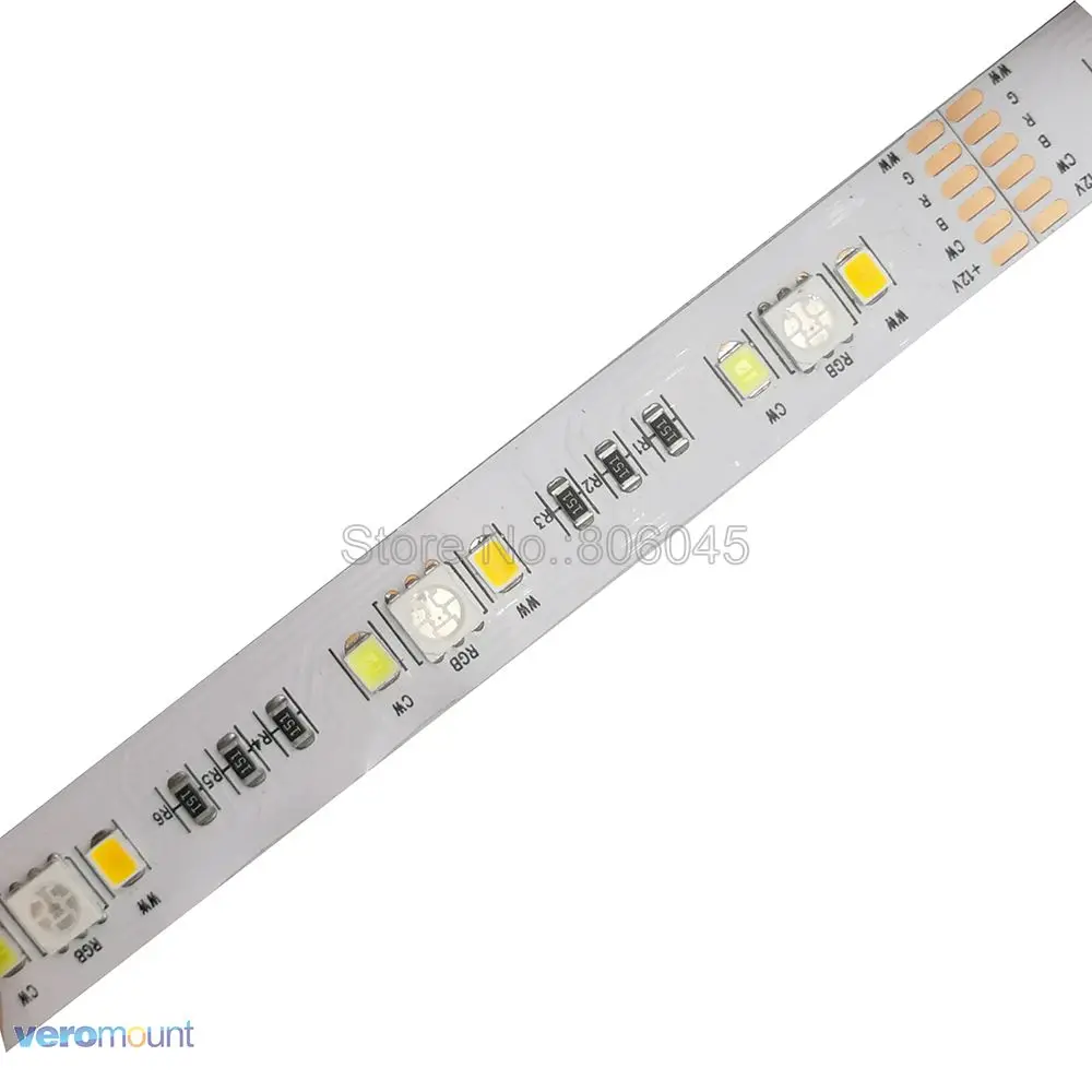 Светодиодная ленсветильник RGB + CCT 5050 SMD 2835 холодный белый теплый свет лента