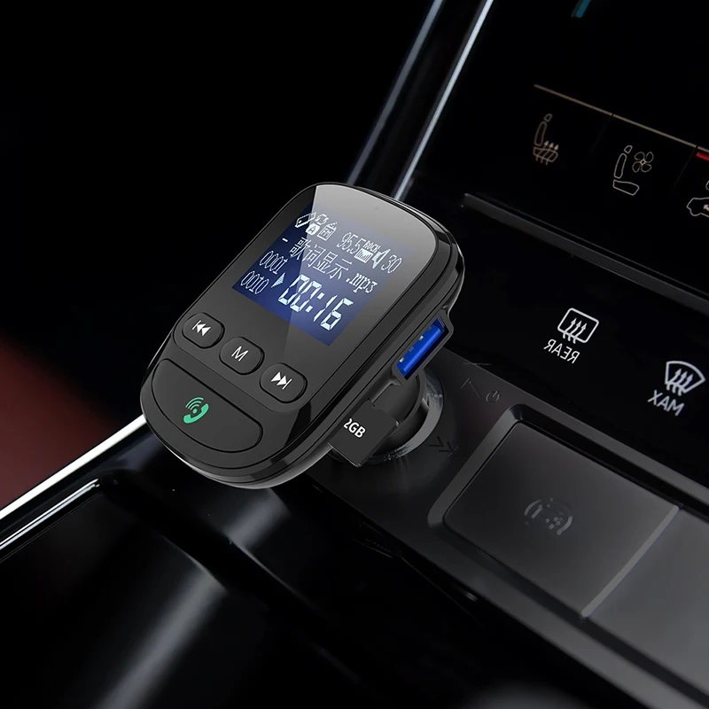 YIBEIKA Aux Bluetooth FM передатчик Громкая связь для автомобиля комплект MP3 аудио плеер с