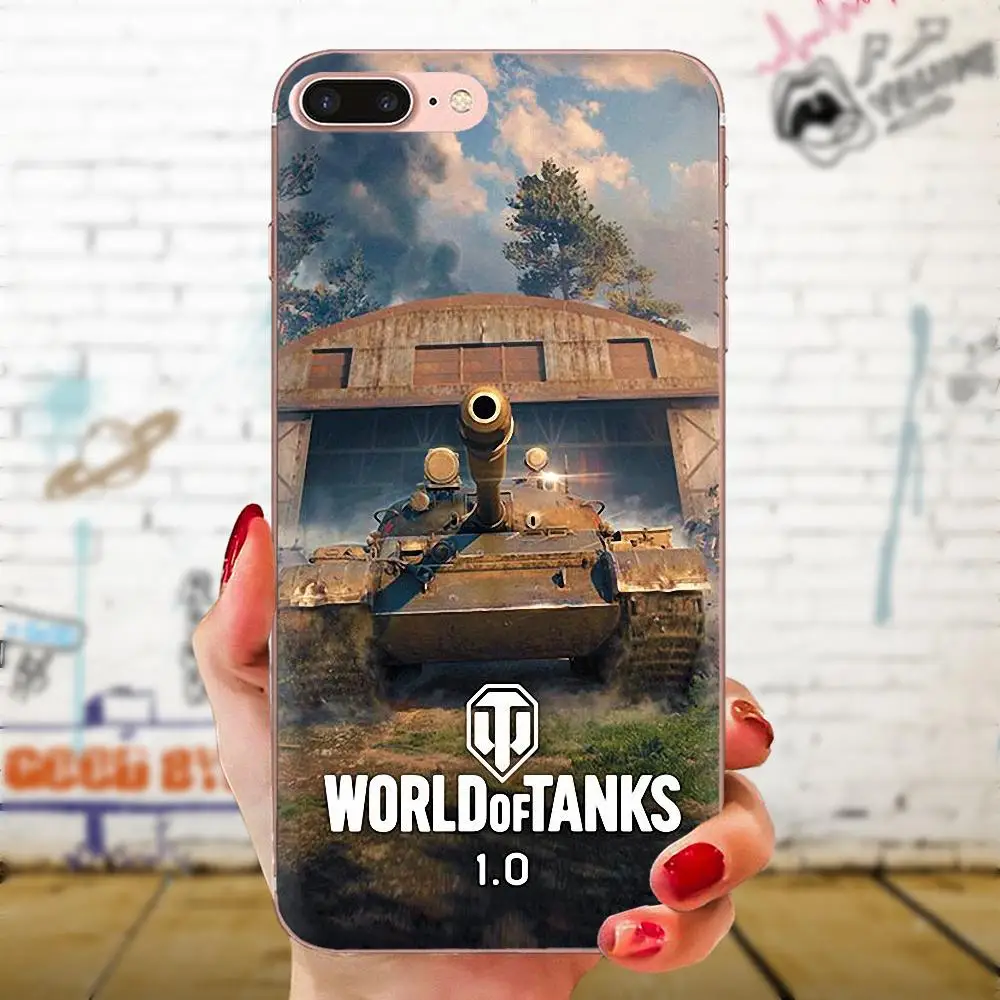 Для Galaxy J1 J2 J3 J330 J4 J5 J6 J7 J730 J8 2015 2016 2017 2018 mini Pro мягкие Аксессуары для TPU чехол World Of Tanks |