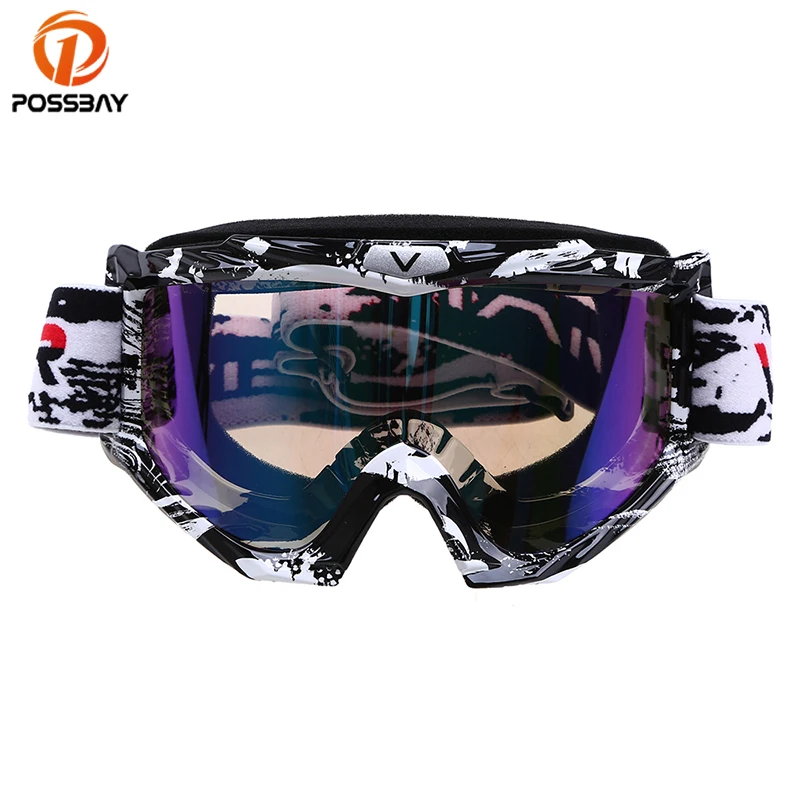 Регулируемые мотоциклетные очки POSSBAY маска велосипедные для мотокросса MX шлемы