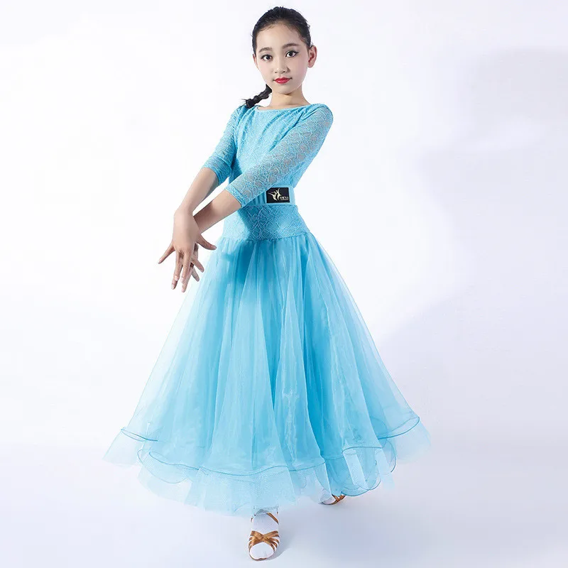

Hot Sale High Quality Performance Wear Kids Ballroom Dance Dress