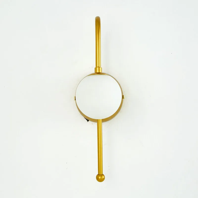 Современные Настенные светильники с одним круглым светом железные настенные