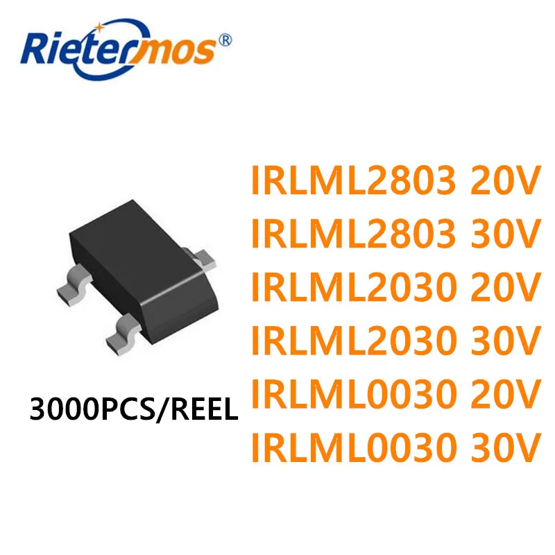 3000 шт. IRLML2803TRPBF IRLML2803PBF IRLML2803 IRLML2030TRPBF IRLML2030PBF IRLML2030 IRLML0030TRPBF IRLML0030PBF IRLML0030 SOT23 |