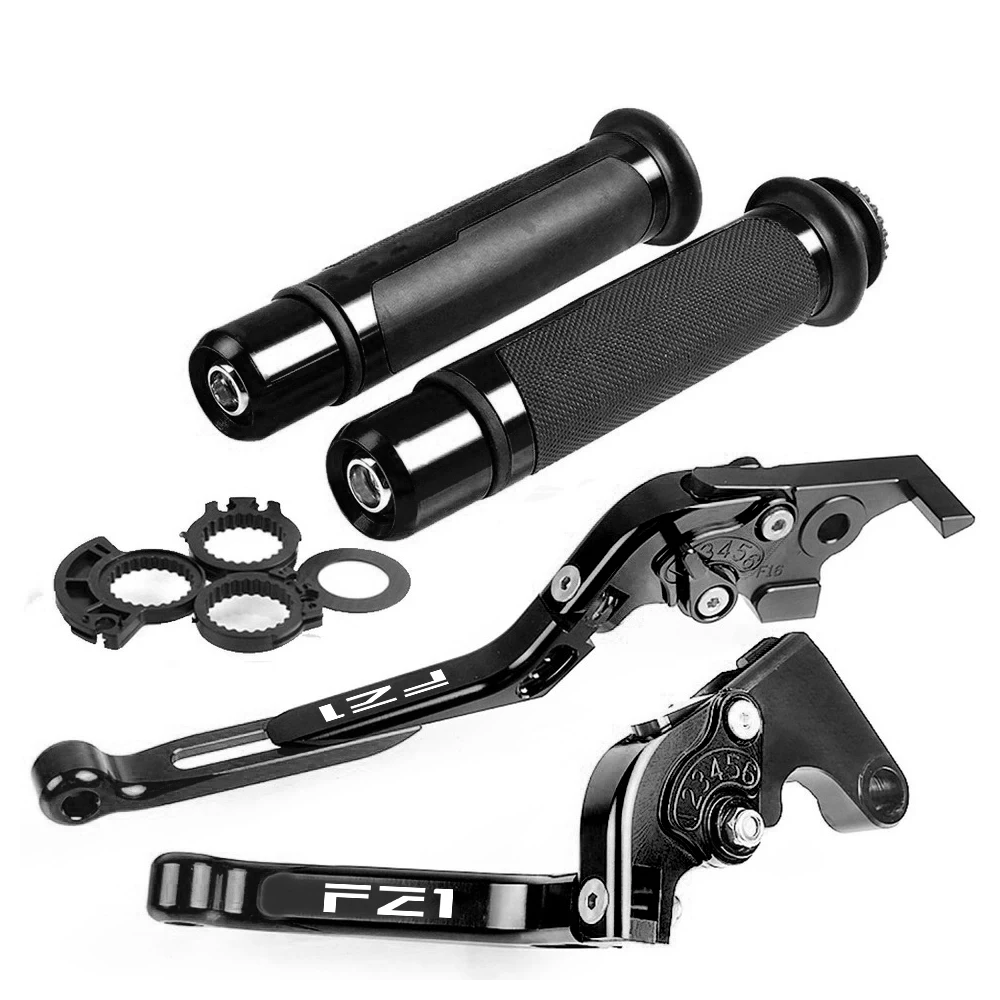 Motorcycle CNC Adjustable Folding Extendable Brake Clutch Levers handle For Yamaha FZ1 FAZER 2001 2002 2003 2004 2005 logo | Автомобили и