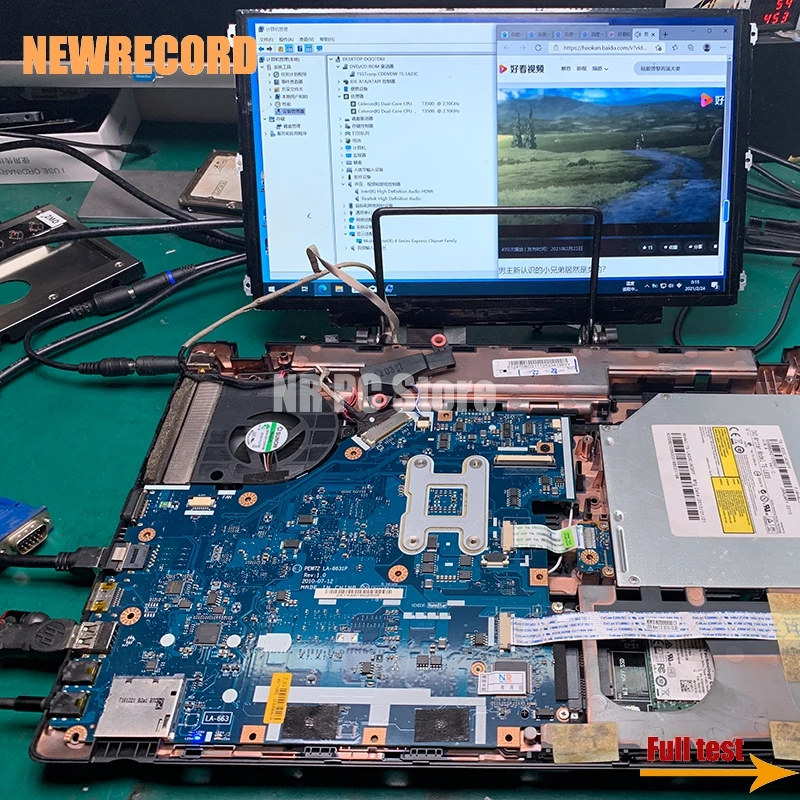 NEWRECORD PEW72 LA-6631P MBTZZ02001 MB.TZZ02.001 для ноутбука Acer aspire 5736 5736z Материнская плата GM45 DDR3