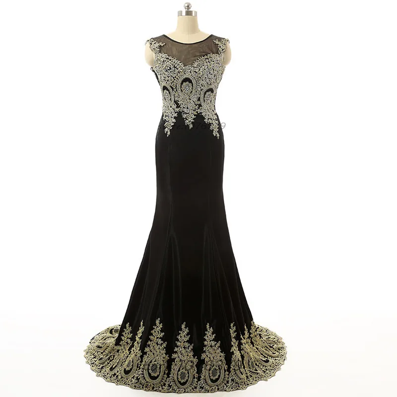 

Available Luxurious Crystal Evening Dress Black Long Mermaid Rhinestone Appliques Sexy Special Occasion Dresses Free Shipping