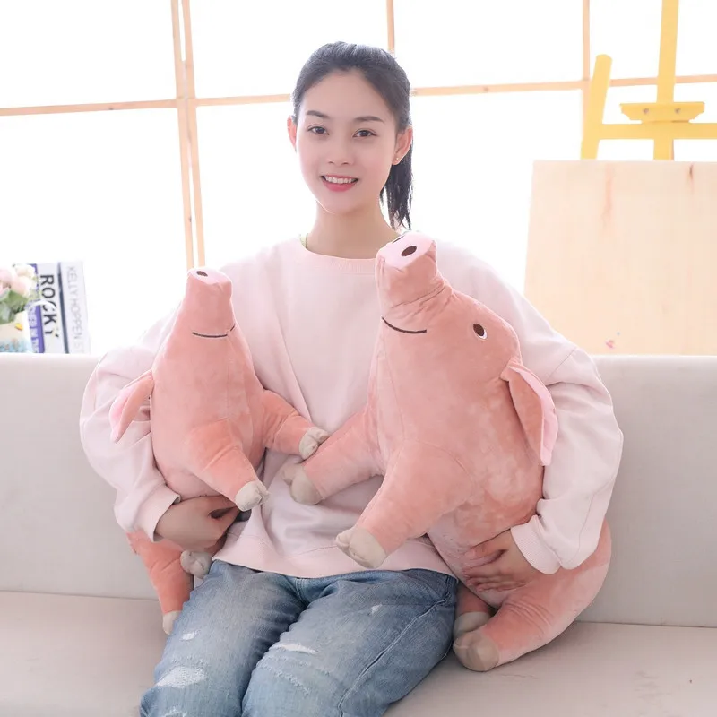 

Подушка милая розовая свинка, плюшевая игрушка-животное, мягкая подушка для стула, креативный Декор для комнаты, праздника, Рождества, дня р...