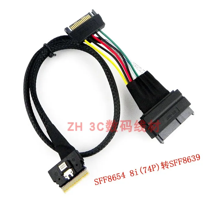 

Motherboard U.2 Interface SFF8639 High-speed SSD Supports Intel Nvme Interface Hard Disk Adapter Cable 8654 Port