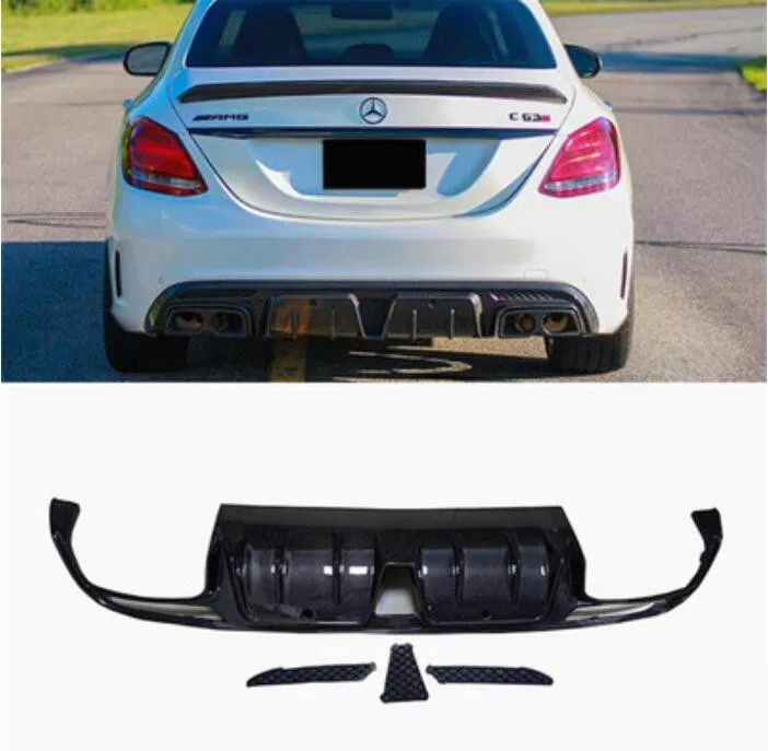 Распределитель губ для заднего бампера автомобиля из углеродного волокна