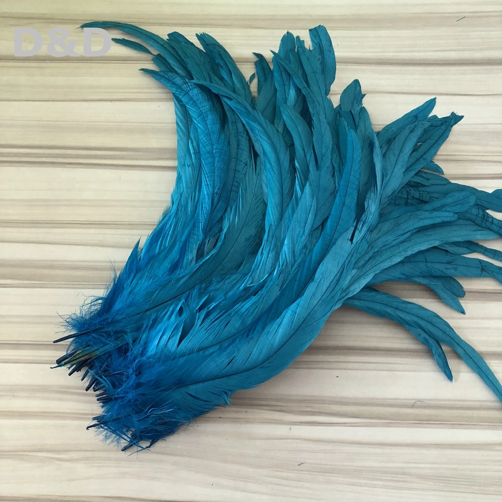 

Wholesale 50pcs Natural Cock Tails Feathers 40-45cm / 16-18inches Clothing Decoration Stage Performance Rooster Feathers Plumes