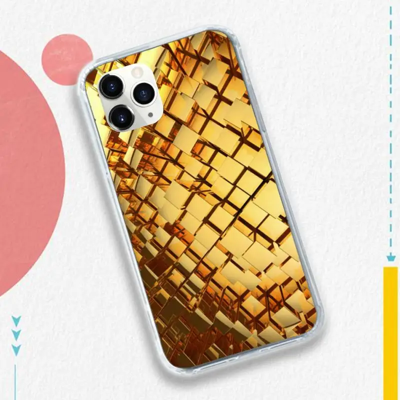 

Golden gold pattern printed flower Phone Case for iPhone 11 12 pro XS MAX 8 7 6 6S Plus X 5S SE 2020 XR