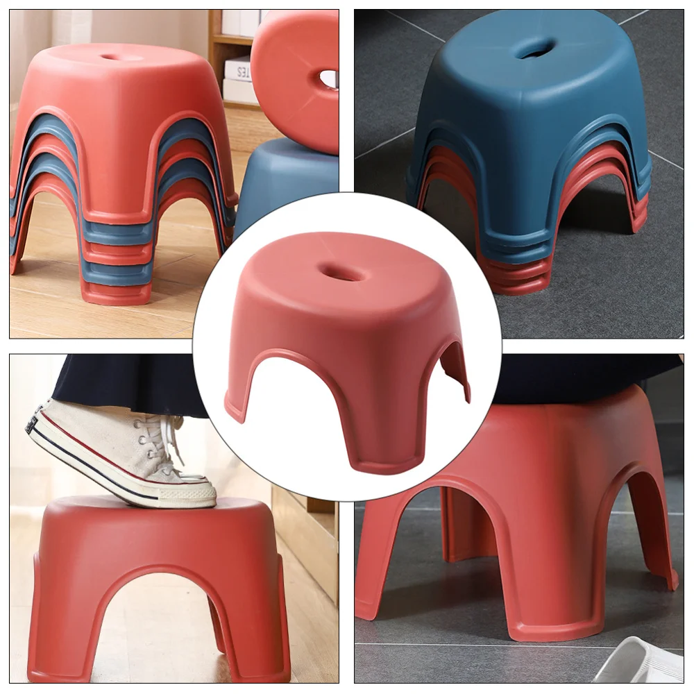 

1pc Home Kids Stool Non-slip Low Stool Home Footstool Household Small Stool