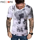 Футболка для мужчин модные 2020 Лето Harajuku футболка Camisetas Хомбре газета забавные принты с надписями футболки для мужчин в стиле хип-хоп топ, футболка