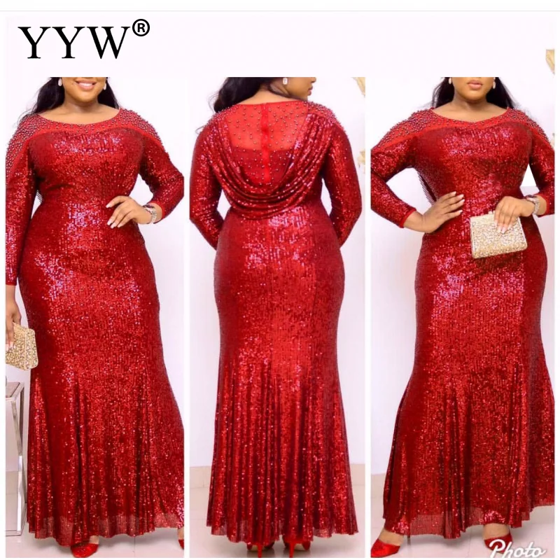 

Элегантное вечернее платье в стиле оверсайз из Саудовской Аравии, длинное платье-Русалка с блестками и кружевной аппликацией, вечерние пла...