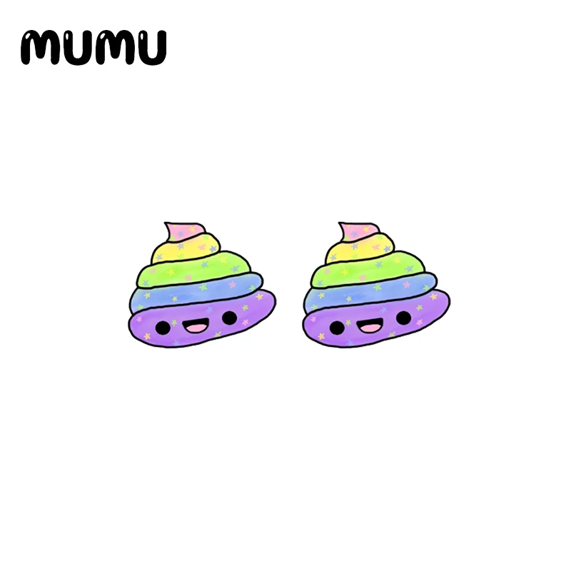 2020 новые серьги-гвоздики грустный ЕДИНОРОГ розовый бант акриловые серьги