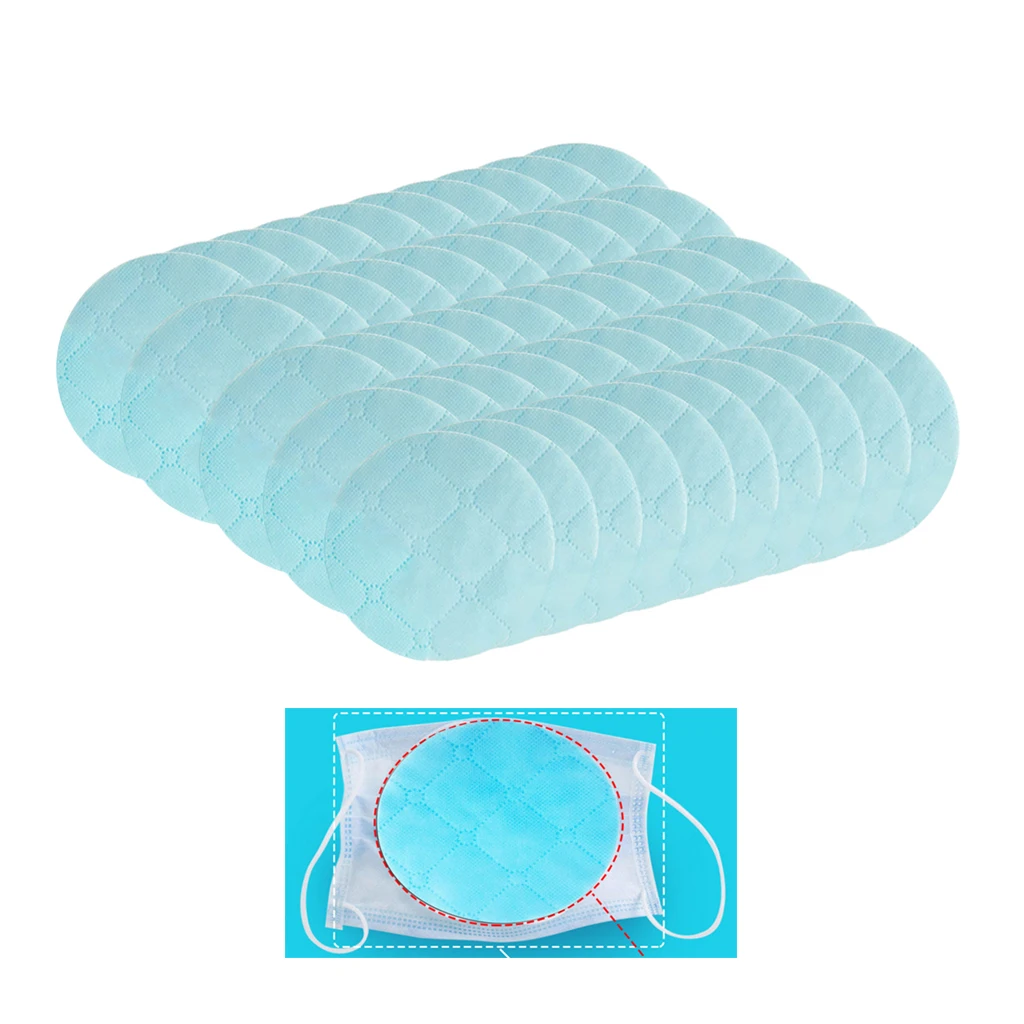 50 шт. маски для лица фильтрующая бумага антидымчатая маска рта прокладка от пыли