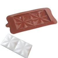 new silicone chocolate mold square baking tools non stick silicone cake mould jelly candy 3d diy molds kitchen accessories