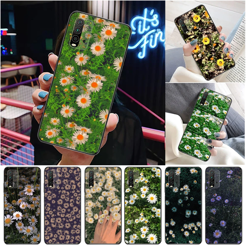 

Ottwn Colorful Daisy Flowers Phone Case For Xiaomi Redmi 7 7A Note 7 Note 7 Pro 8 8A 9AT 9i 9 9T 9A 9C Funda Carcasa Soft TPU