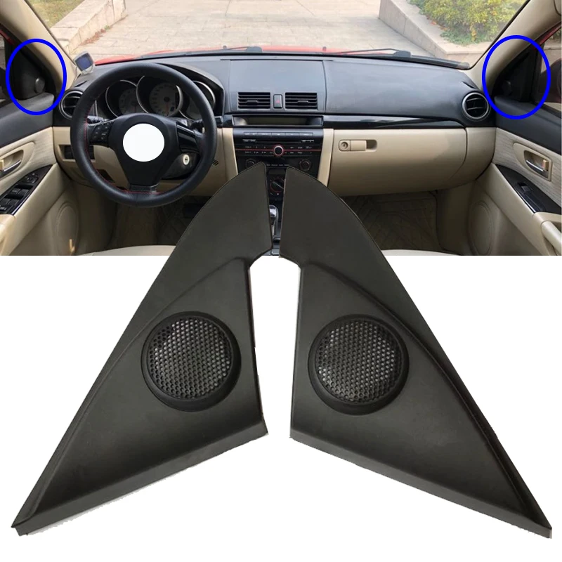 Roavia For Mazda 3 Star BL New Genuine Left Right Triangle Panel Tweeter Cover Without Speakers BFF769111A BFF769171A