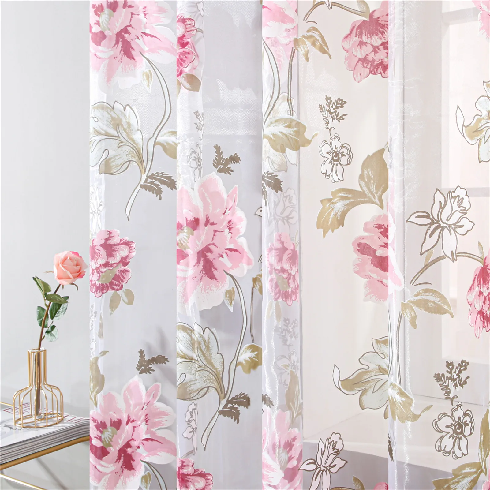 Роскошные прозрачные шторы для гостиной спальни кухни тюль окон вуаль пряжа