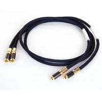 pair western electric r copper rca audio cable signal line interconnect cable wire with carbon fiber rca plug