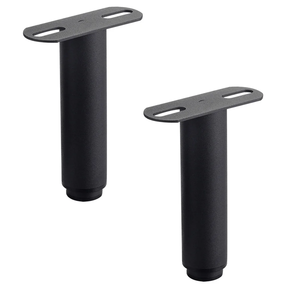 

2pcs Multi-purpose Bed Feet Support Adjustable Sofa Support (Black)
