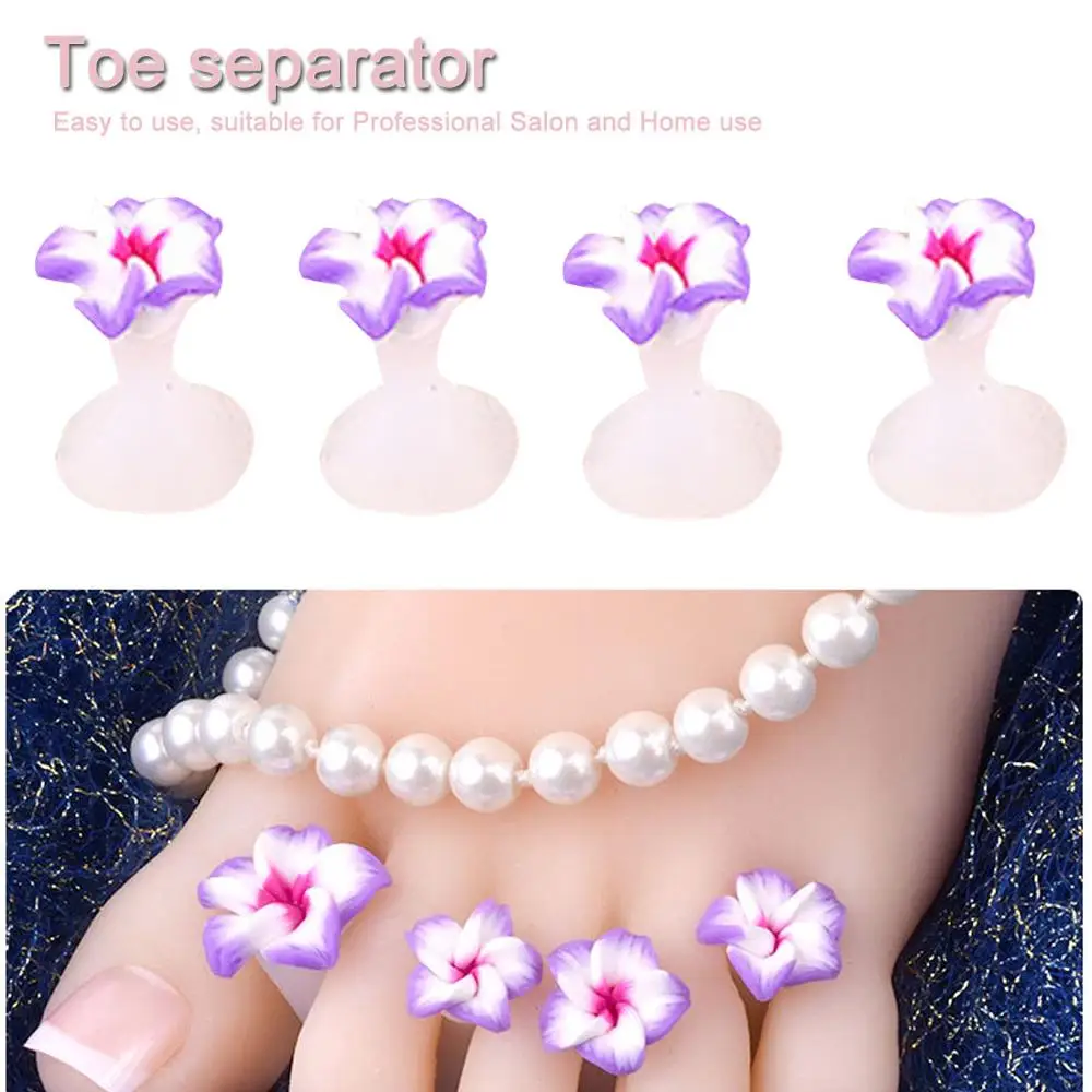 Разделитель для ног из силикагеля 8 шт./компл. защита пальцев маникюра педикюра