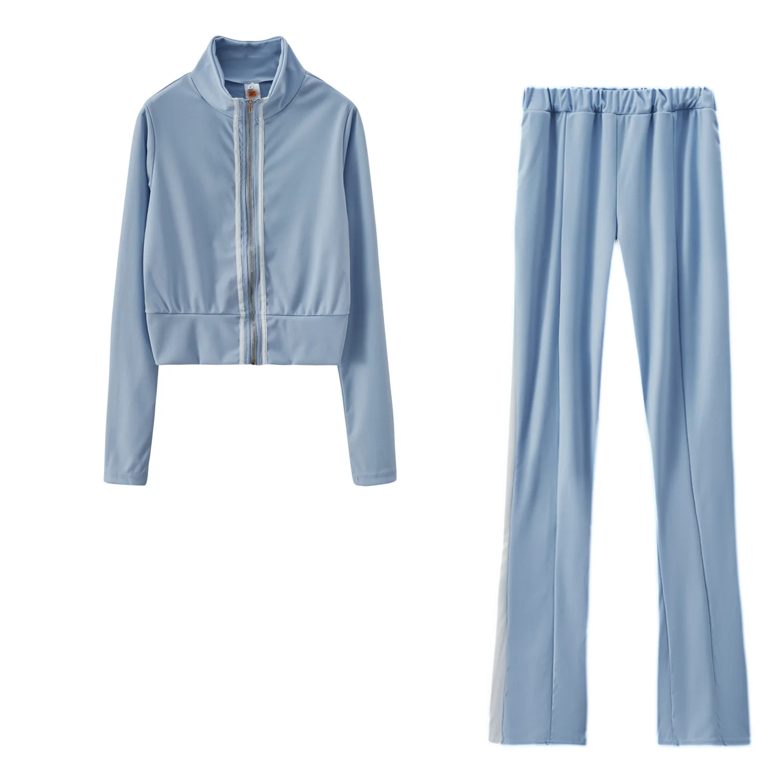 

Tracksuit Women 2021 Spring Casual Loose Sport Tracksuits Wives Turtleneck Sweatshirt Pants 2 Piece Set Female Oversize Clothing