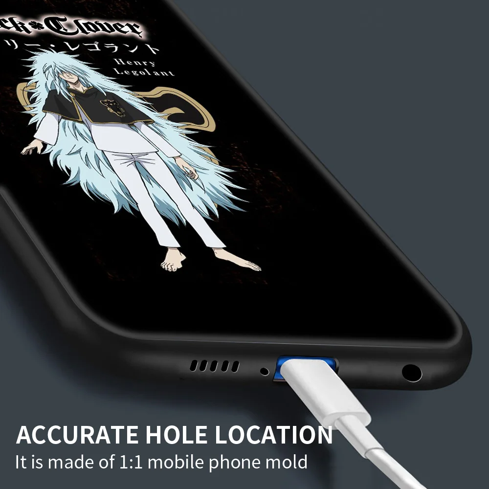 

Black Clover Anime Phone Case For Xiaomi Redmi Note 10 Pro Max 9S 9 8 Pro 8T 8A 7 7A 9A 9C K40 Silicone Back Cover Coque Fundas