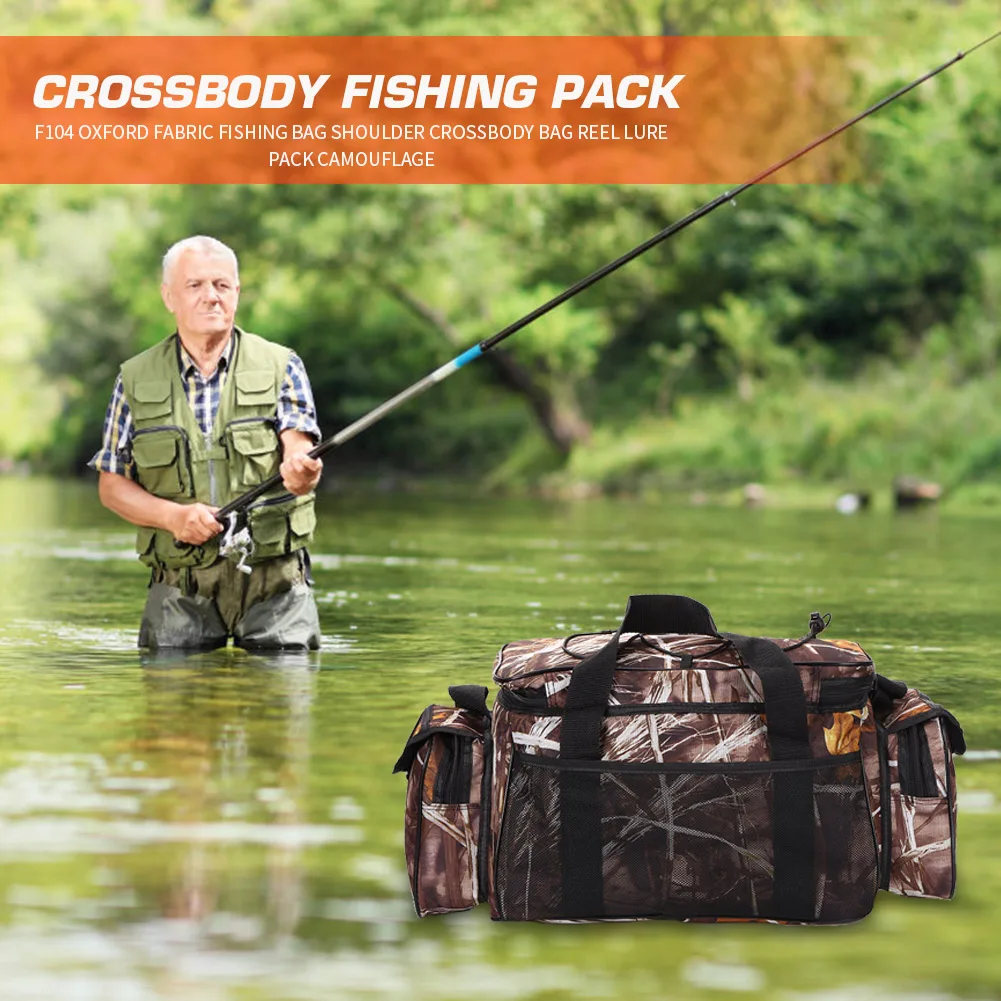Водонепроницаемая сумка из ткани Оксфорд для рыбалки вместительная