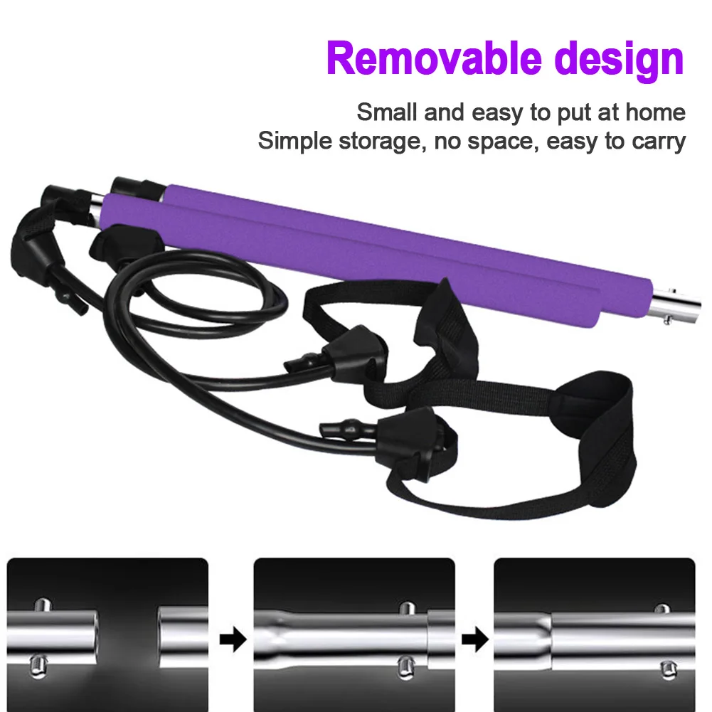 Палка для упражнения Бодибилдинг всего тела петля Ног Пилатес Набор йоги