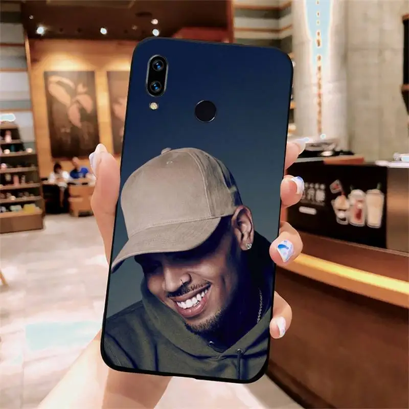 

Chris Brown Rap Hot singer Phone Case For Xiaomi Redmi note 7 8 9 t k30 max3 9 s 10 pro lite