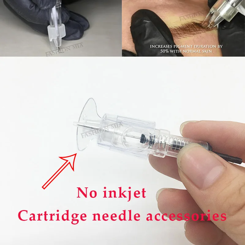 

Permanent Makeup Needle Cartridge Stabilizer‎ for Bayonet Port Needle Cartridge PMU Pen Machine tattoo gun Nano Brows no Inkjet