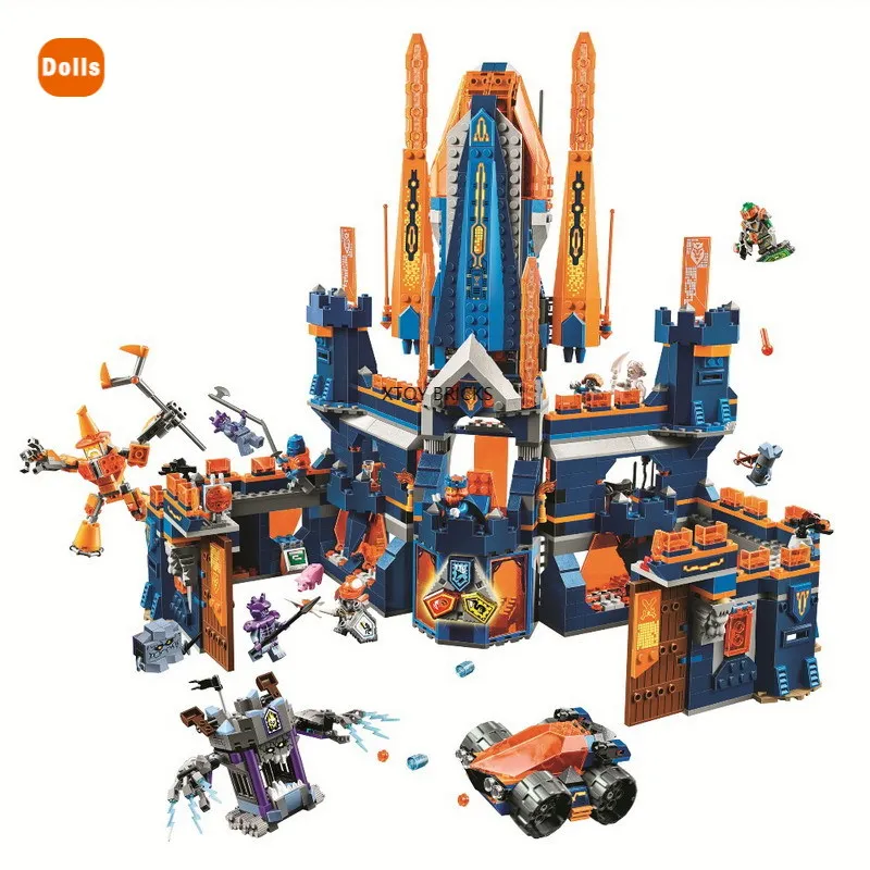 

Конструктор Nexoe Рыцари элемент Рыцари Найтон замок Nexus 1468 обучающие игрушки для детей подарок, 70357 шт.