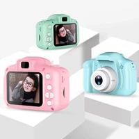 mini cartoon photo camera toys 2 inch hd screen childrens digital camera video recorder camcorder toys for kids girls gift