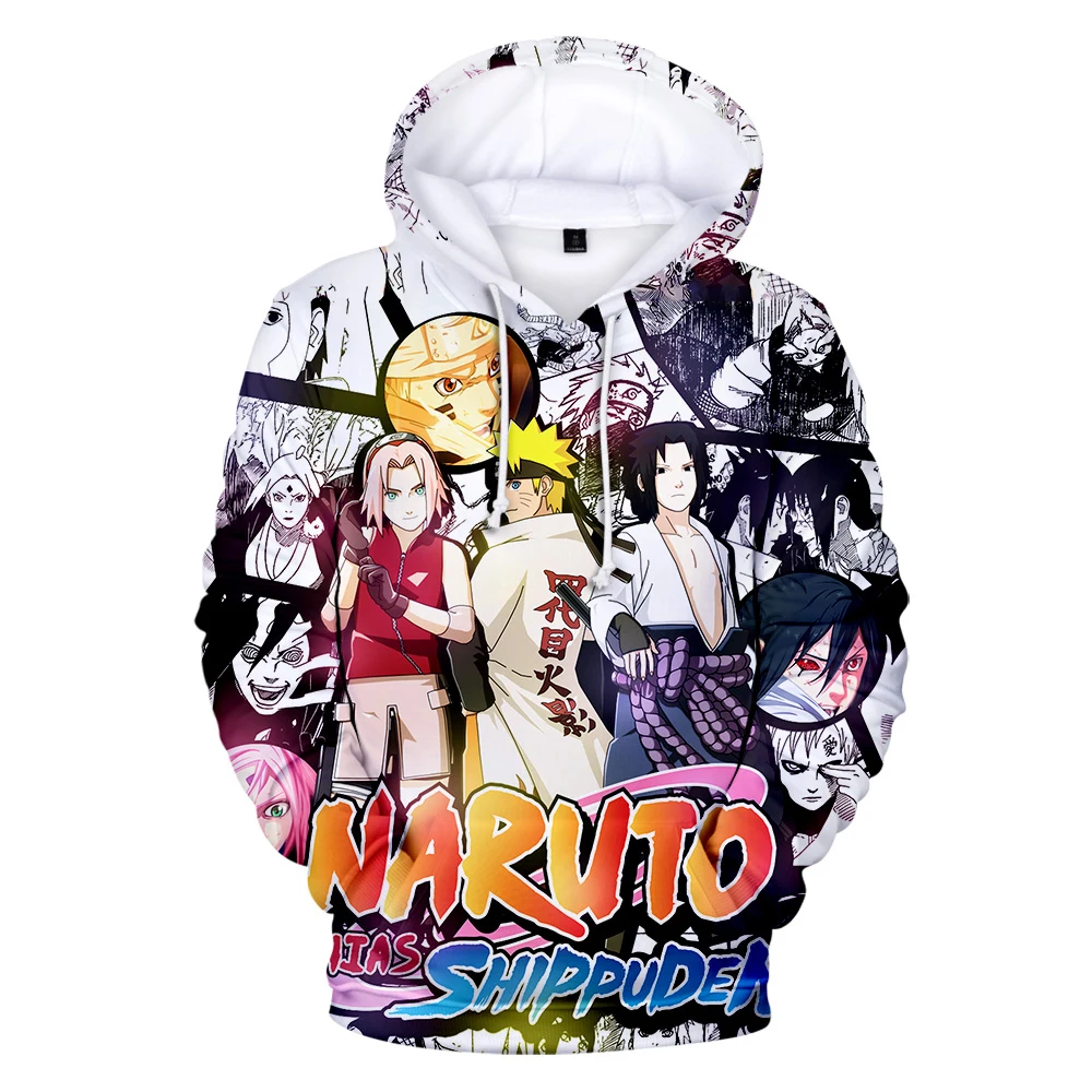 

2021 Casual New Naruto 3D Print Hoodie Boys Girls Fashion Sweatshirt Tops Autumn Street High Quality Comfortable Cool Pullover