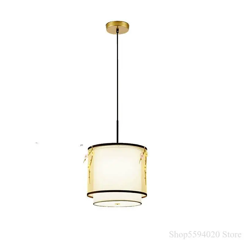 Новый китайский подвесной светильник s прикроватный для спальни медный чайный Zen