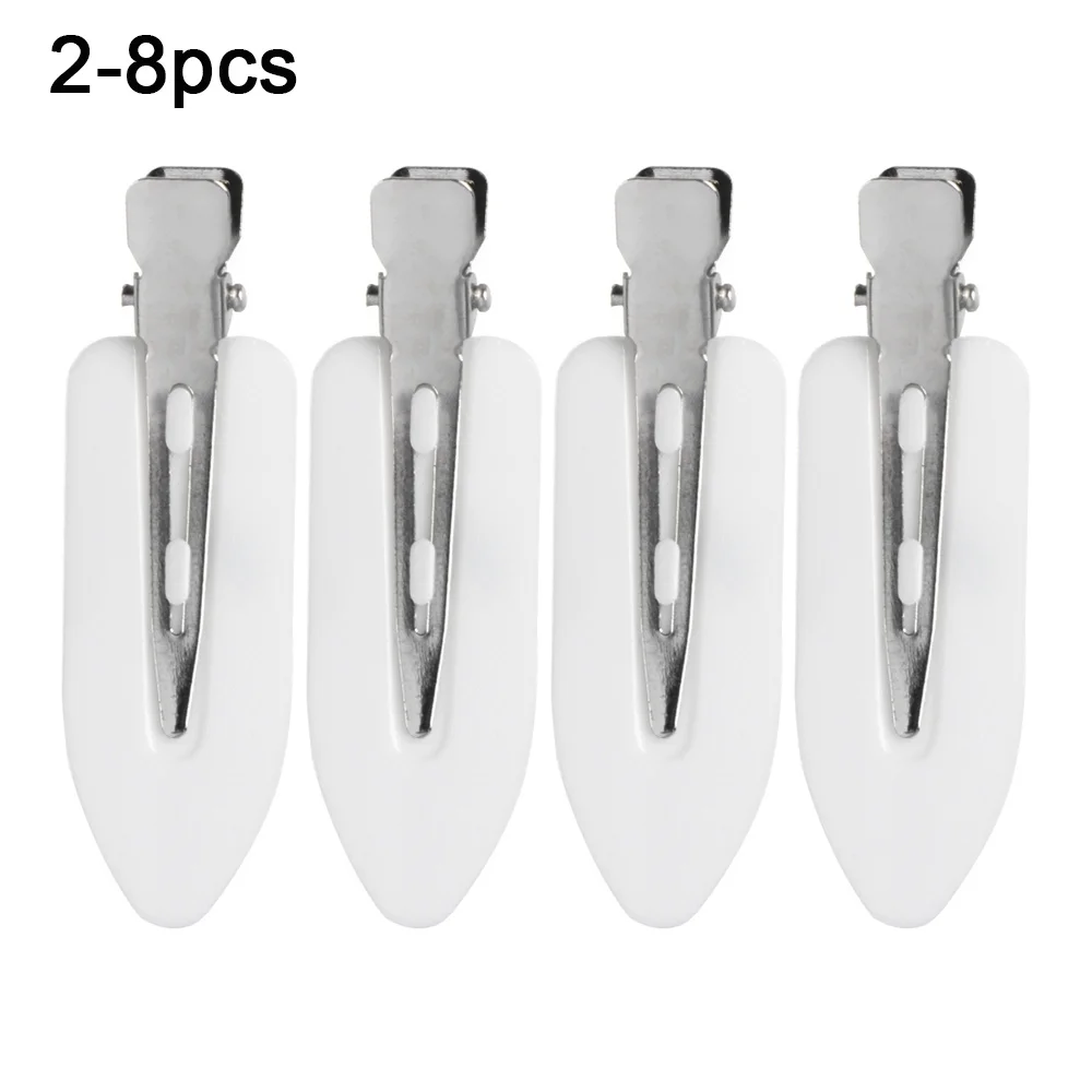 2-8pcs Профессиональные щипчики для макияжа, бесшовные, без изгиба, без складок, заколки для волос, салонный стиль, фиксированная заколка для волос для женщин Макияж для волос, Стайлинг челки - Цвет: 2-8pcs