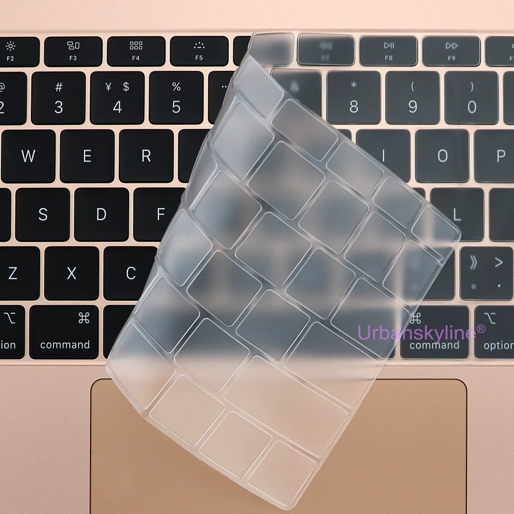 

Keyboard Cover for Macbook Air 13 M1 11 Pro 13 16 Touch Bar ID 15 17 12 Retina Silicone TPU Protector Skin EU A2179 A2337 A2338