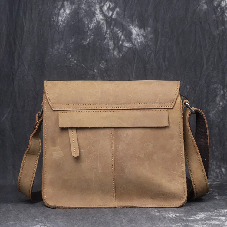 Новинка оптовая продажа первый слой кожаная мужская сумка crazy horse женская