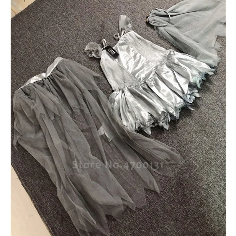 Женский и мужской костюм на Хэллоуин вампира призрака невесты зомби ужаса