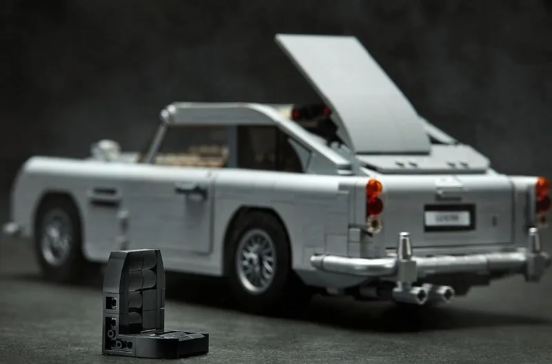 21046 Creator James Bond известный автомобиль Aston DB5 Модель Строительный Блок Совместимые части игрушек с bela Technic