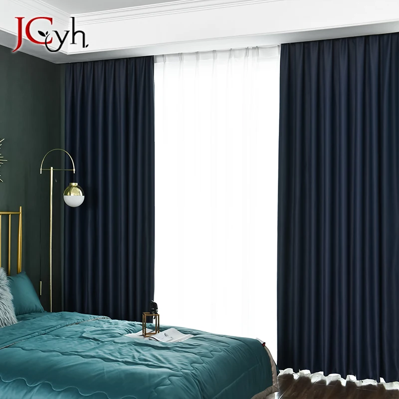 

Thick Blackout Windows Curtains For Living Room Ready Made Night Bedroom Curtains And Drapes Home Cortina Geometric Curtains