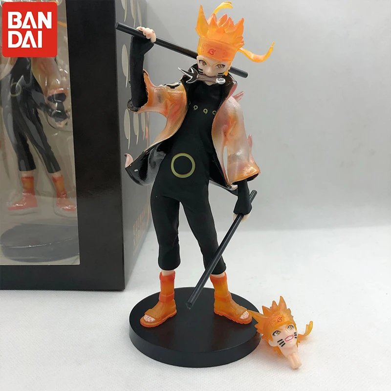 

Bandai Naruto Anime Action Figure Shippuden Uzumaki Six Paths Sage Ver Model PVC Collectible Toys Statue Doll Christmas Gifts