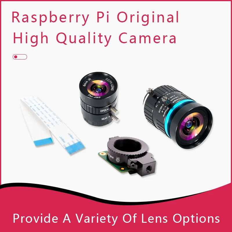 Raspberry Pi высокое качество HQ камера 12.3MP Sony IMX477 сенсорная поддержка линз C-и CS-mount |