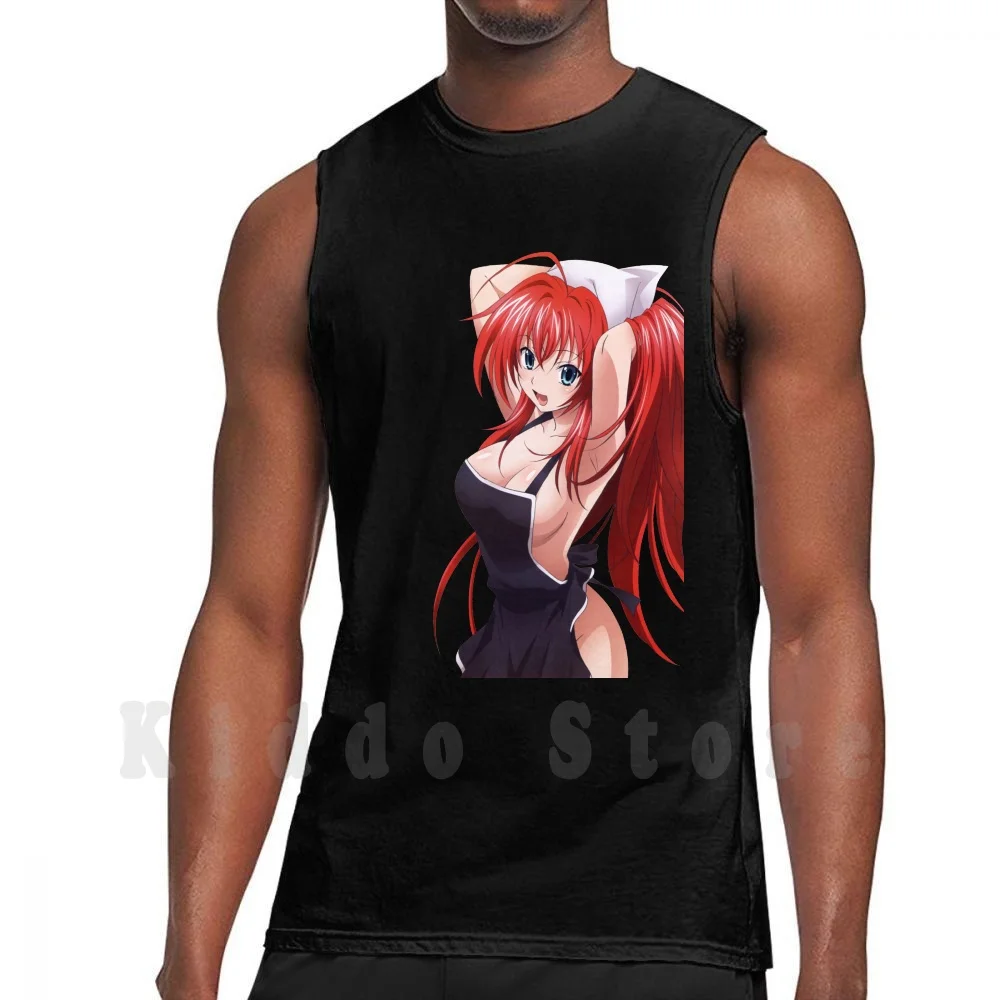 

Майка Rias Gremory Waifu, жилет, 100% хлопок, Rias Gremory, для старшей школы, Dxd, для старшей школы, аниме Waifu Kawaii Kawai, милый
