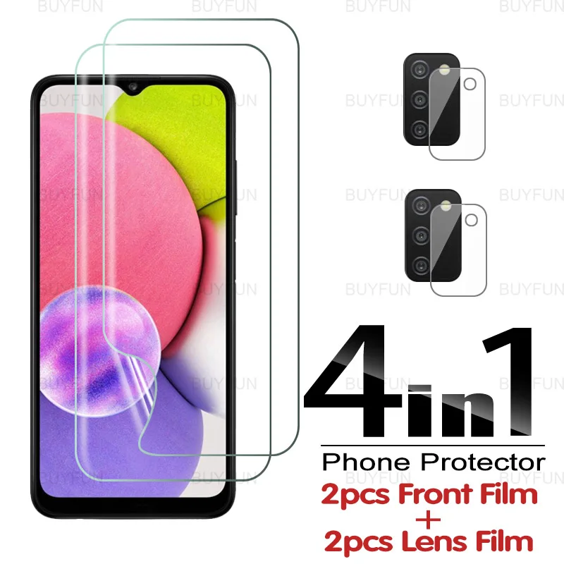 

Гидрогелевая пленка для Samsung Galaxy A03s 4 в 1, Защитная пленка для экрана samsung samsun a 03 s a03 s, Защитная пленка для камеры